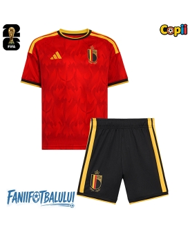 Belgia Echipament de Fotbal Replică Mondial 2026 Copii Acasa (+ Șorturi)